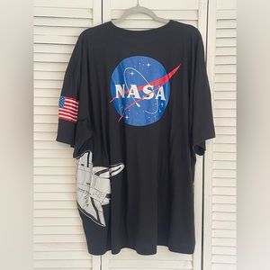 4XL NASA Spacecraft Cotton Shirt